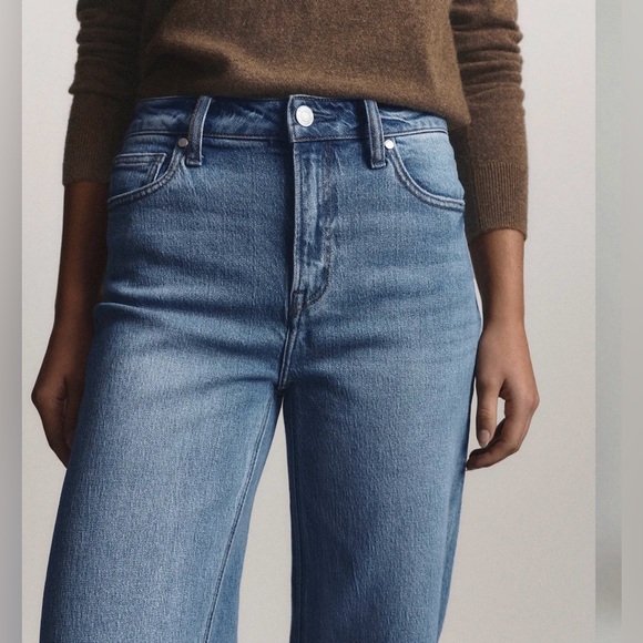 Quince Bella Stretch Relaxed Straight Jeans - Picture 4 of 4